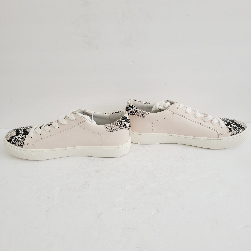 New Veronica Beard Natural Python Ivory Leather S… - image 2